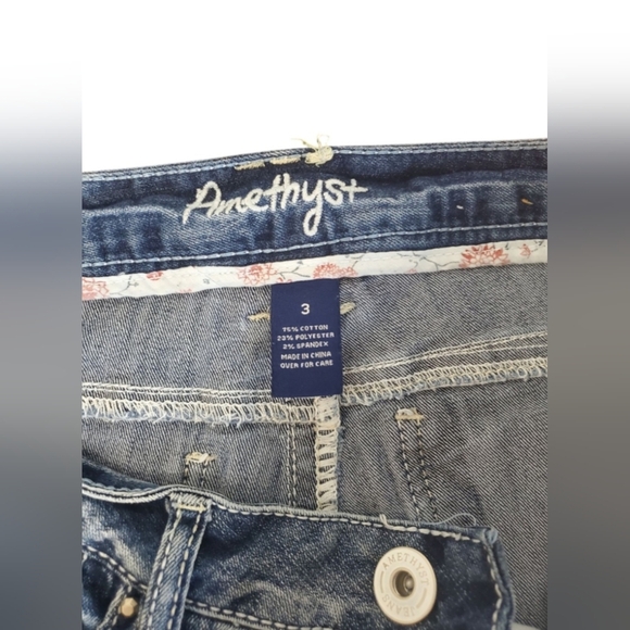 Amethyst Blue Capri  Jeans - Picture 4 of 6